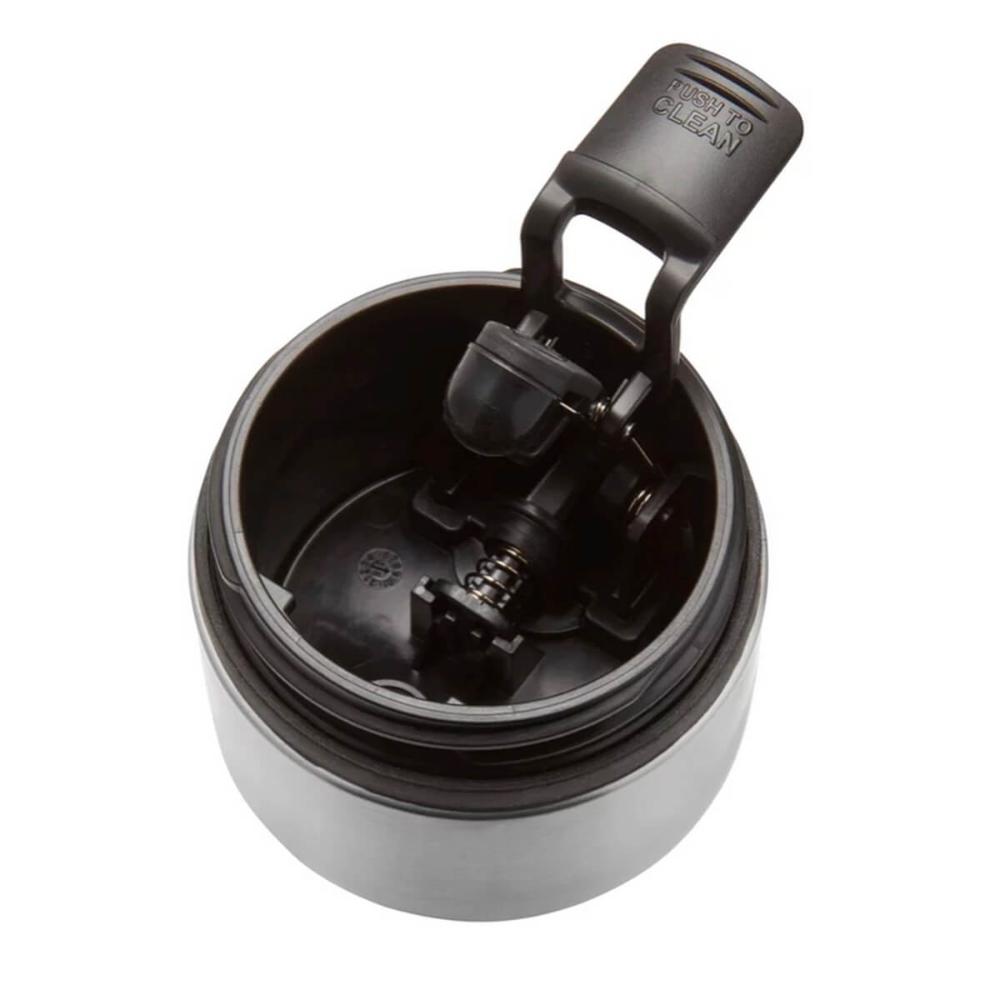 Garrafa Squeeze Térmico Luxe Autoseal Copo Térmico Inox Polido Quente e Frio 473ml Contigo