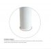 Pé Base De Mesa Jantar Branco Para Tampos Pedra Granito Vidro 0,75x0,75mt