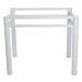 Pé Base De Mesa Jantar Branco Para Tampos Pedra Granito Vidro 1,20mt