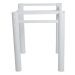 Pé Base De Mesa Jantar Branco Para Tampos Pedra Granito Vidro 1,20mt
