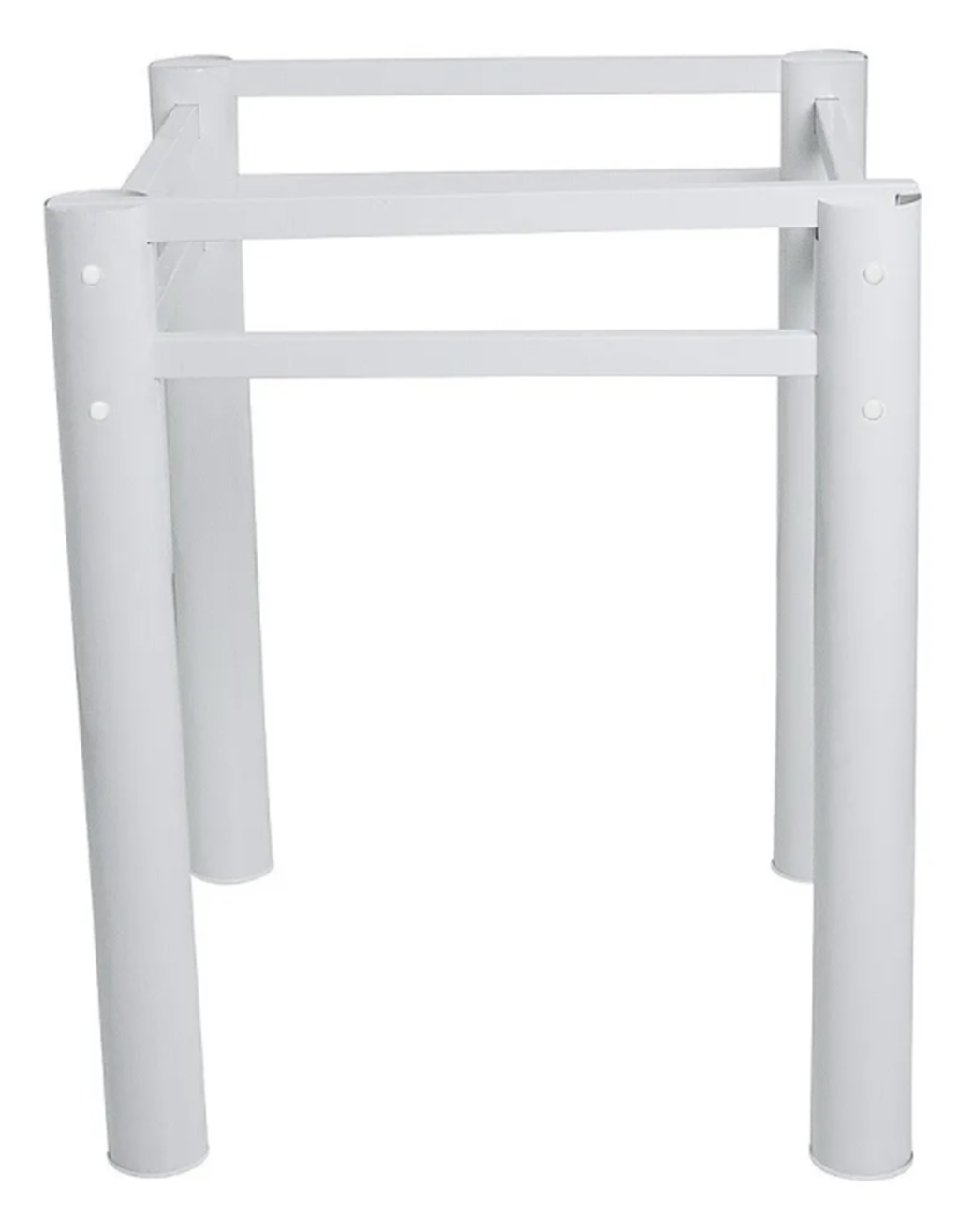 Pé Base De Mesa Jantar Branco Para Tampos Pedra Granito Vidro 1,20mt