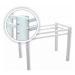 Pé Base De Mesa Jantar Branco Para Tampos Pedra Granito Vidro 1,20mt