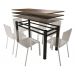 Pé Base De Mesa Jantar Para Tampos Pedra Granito Vidro 1,20 Texturizado