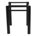 Pé Base De Mesa Jantar Preto Para Tampos Pedra Granito Vidro 0,75x0,75mt