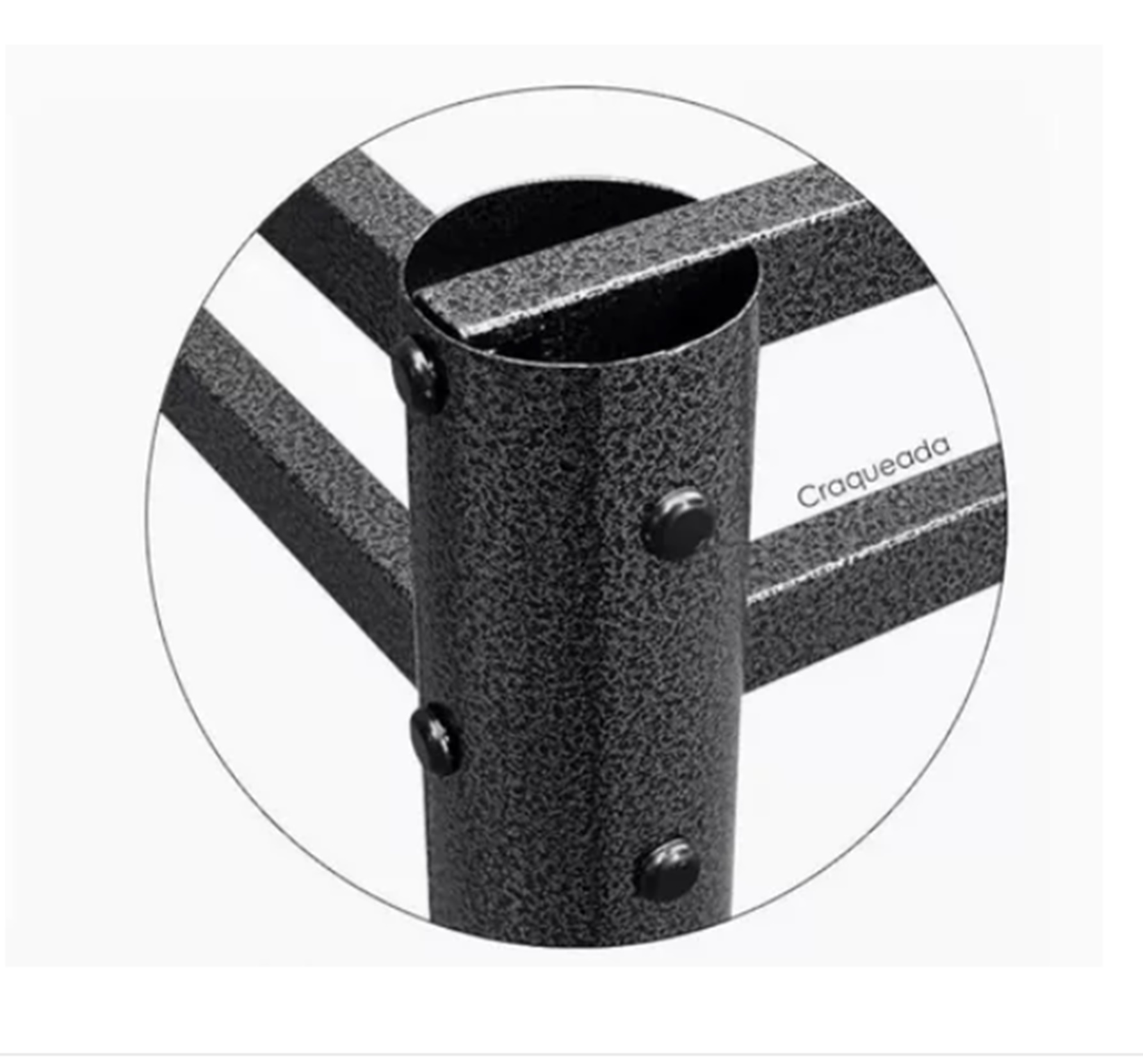 Pé Base De Mesa Jantar Texturizado Para Tampos Pedra Granito Vidro 0,75x0,75mt