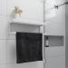 Toalheiro para Banheiro Estilo Industrial Branco com Tampo Branco