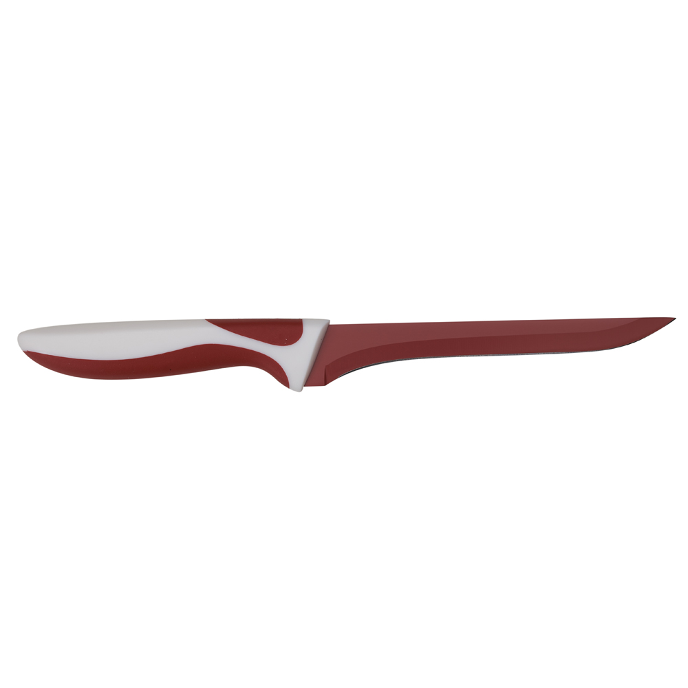 Faca para Desossar Santoku Vermelha
