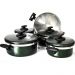 Jogo de Panela Plus Craqueado Verde 5 Peças Cooklar