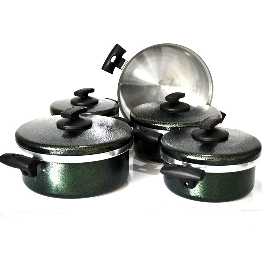 Jogo de Panela Plus Craqueado Verde 5 Peças Cooklar