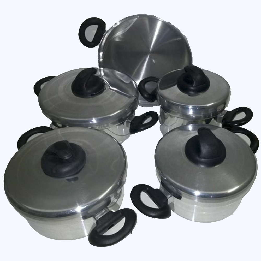 Jogo de Panela Plus Polido Prateado 5 Peças Cooklar