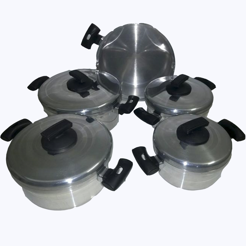 Jogo de Panela Super Polido Prateado 5 Peças Cooklar