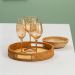 Bandeja Decorativa Duo Rattan Natural