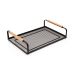 Bandeja Decorativa Rack Preta 33x27 cm