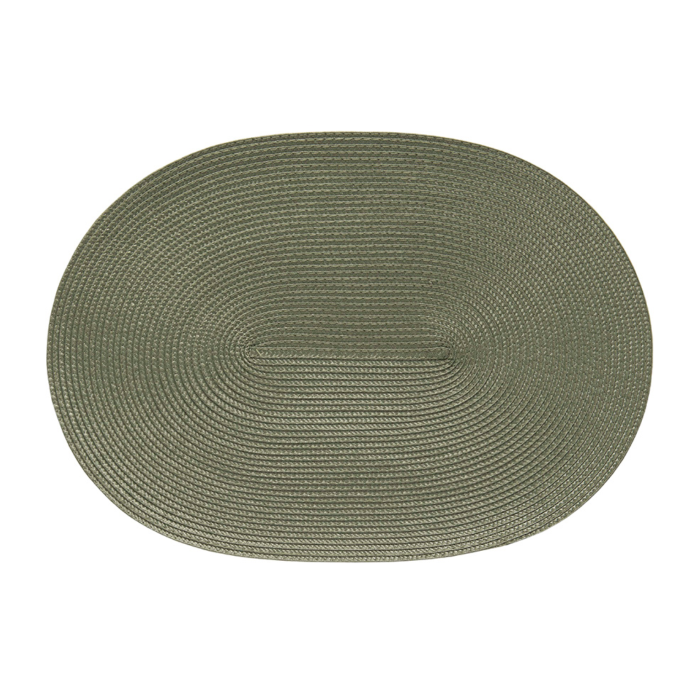 Jogo Americano Oval Luna Olive