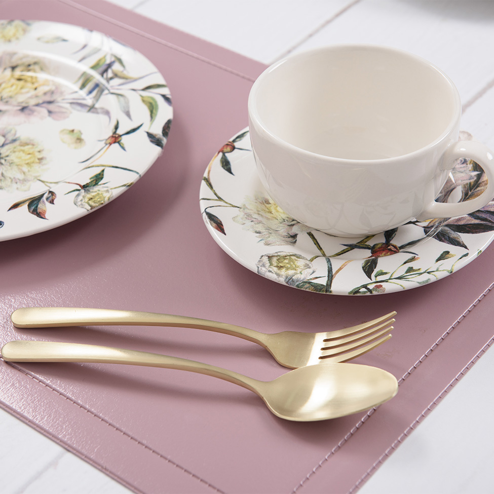 Jogo Americano Retangular Color Rosa