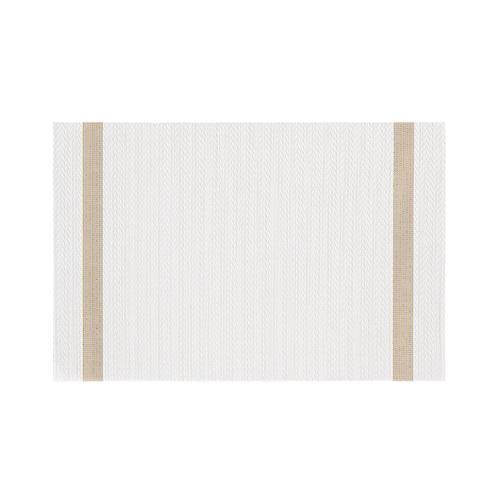 Jogo Americano Retangular Loom Calebre Branco