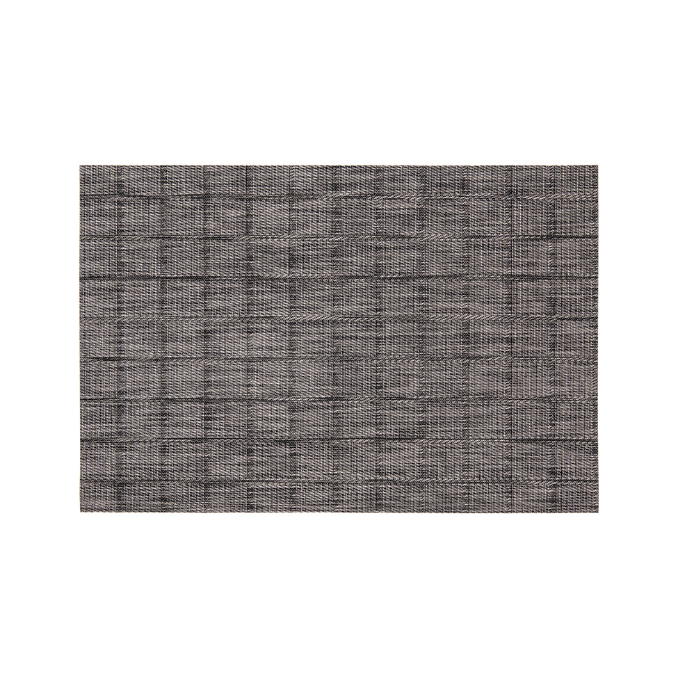 Jogo Americano Retangular Loom Grafite