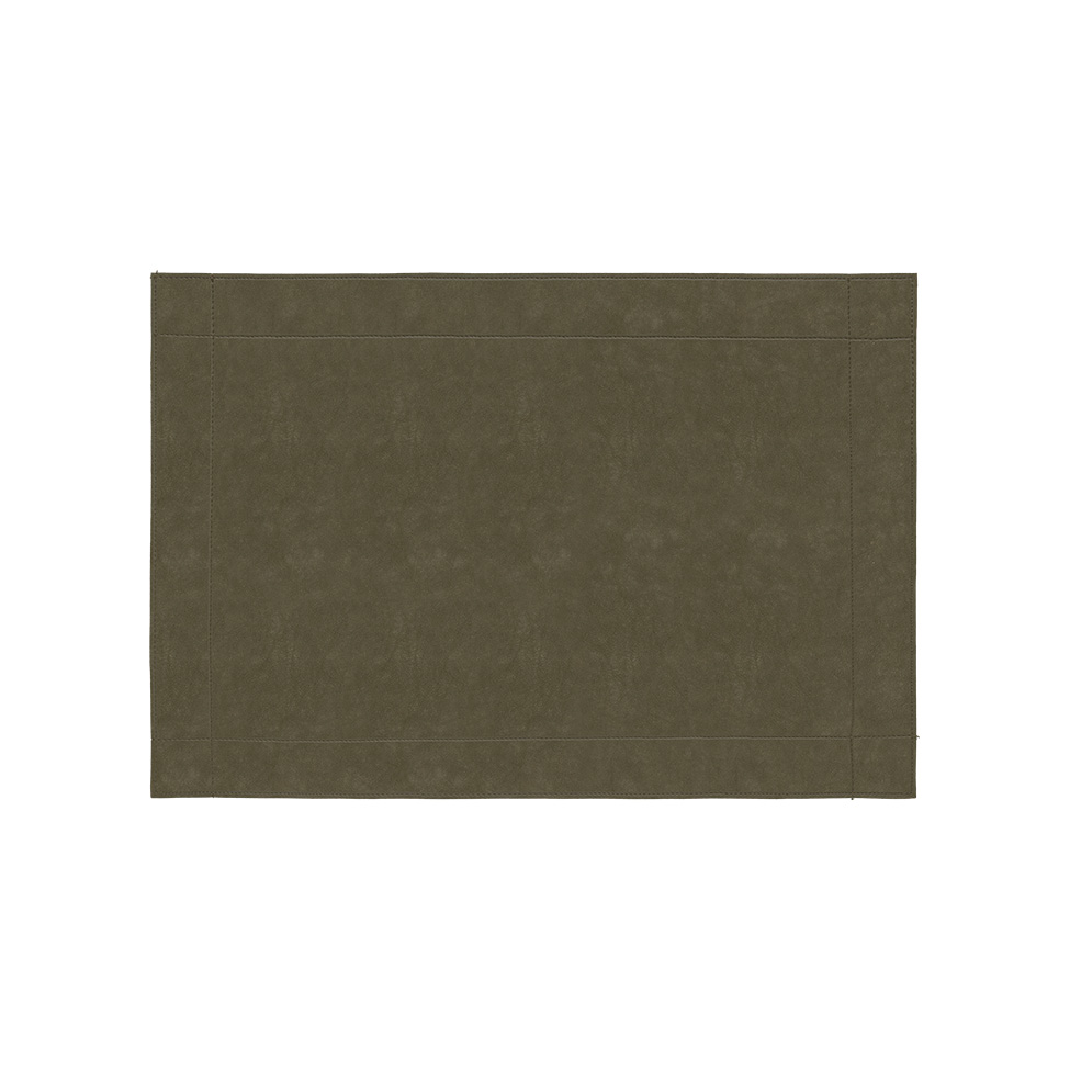 Jogo Americano Retangular Ravena Modern Verde Militar