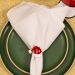 Kit com 4 Guardanapos Home Branco