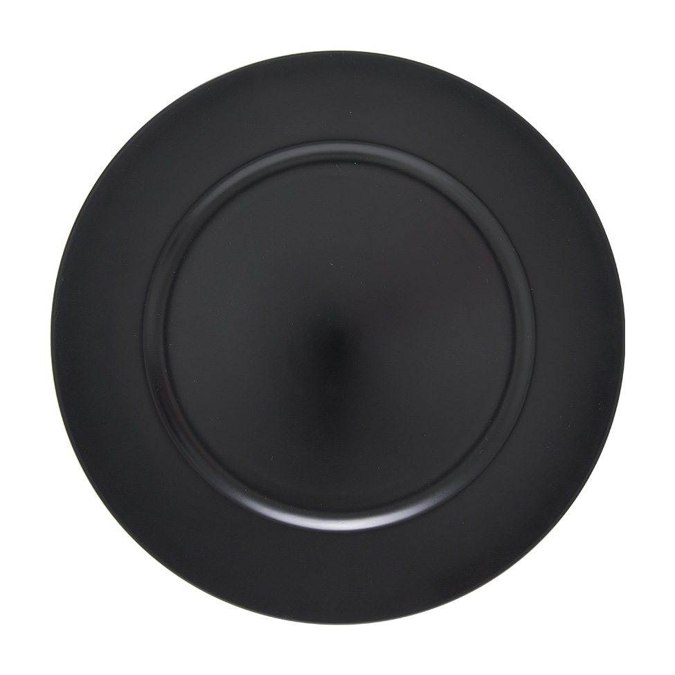 Sousplat Basic Preto