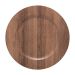 Sousplat Galles Flat Amadeirado Marrom Claro