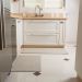 Tapete de Cozinha Sense Trama Bege 50x80 cm