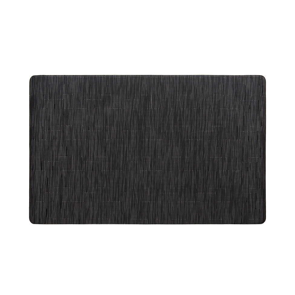 Tapete de Cozinha Sense Trama Preto 50x80 cm