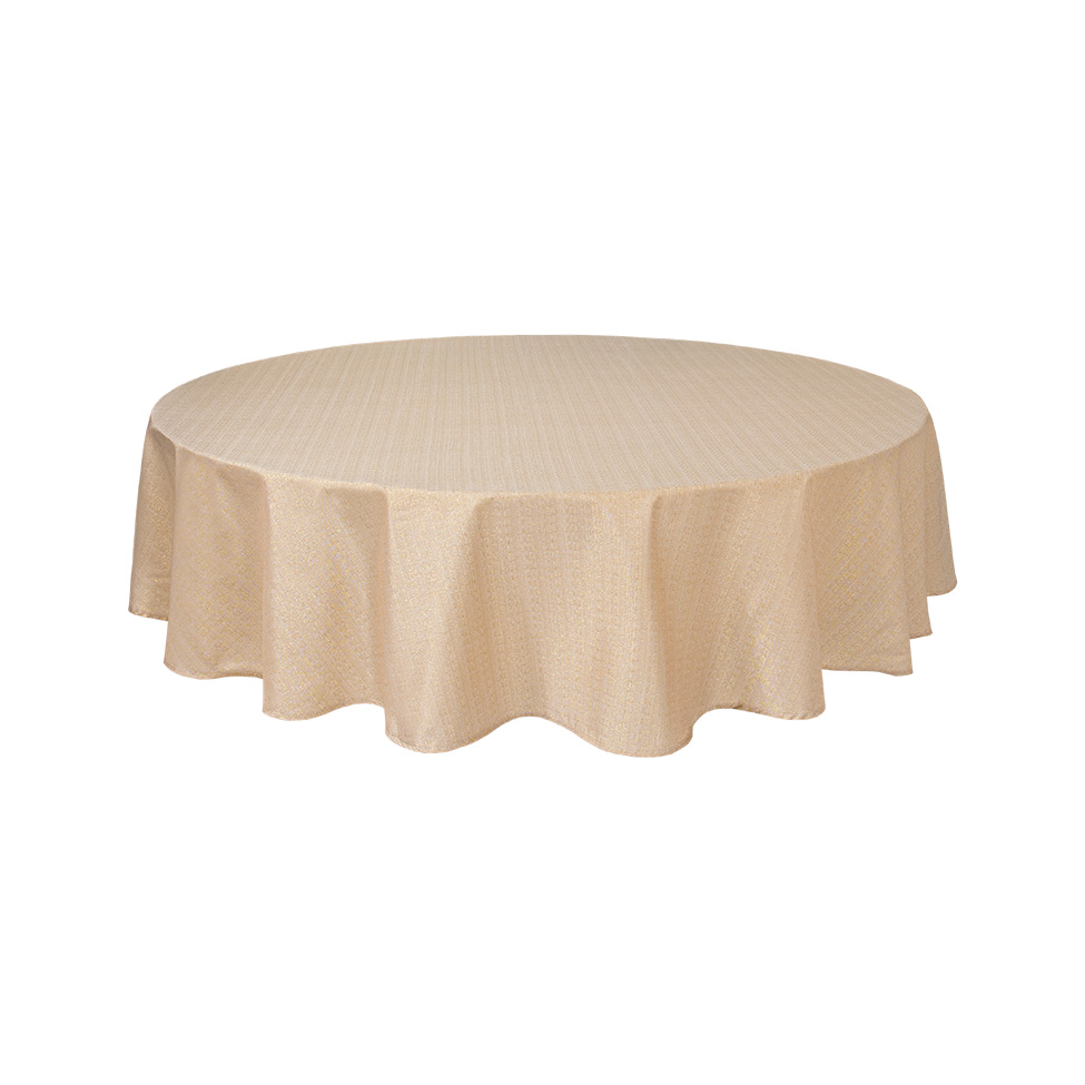 Toalha de Mesa Versatile Leah Dourada 180 cm