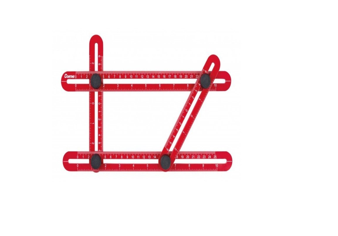 Gabarito Angular Multifunção Plástico - Cortag