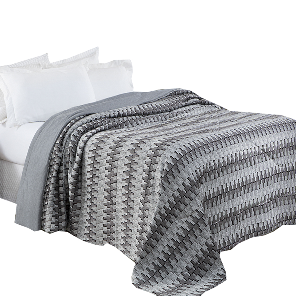 Colcha Comfort Casal Dream Cinza Home Design Corttex