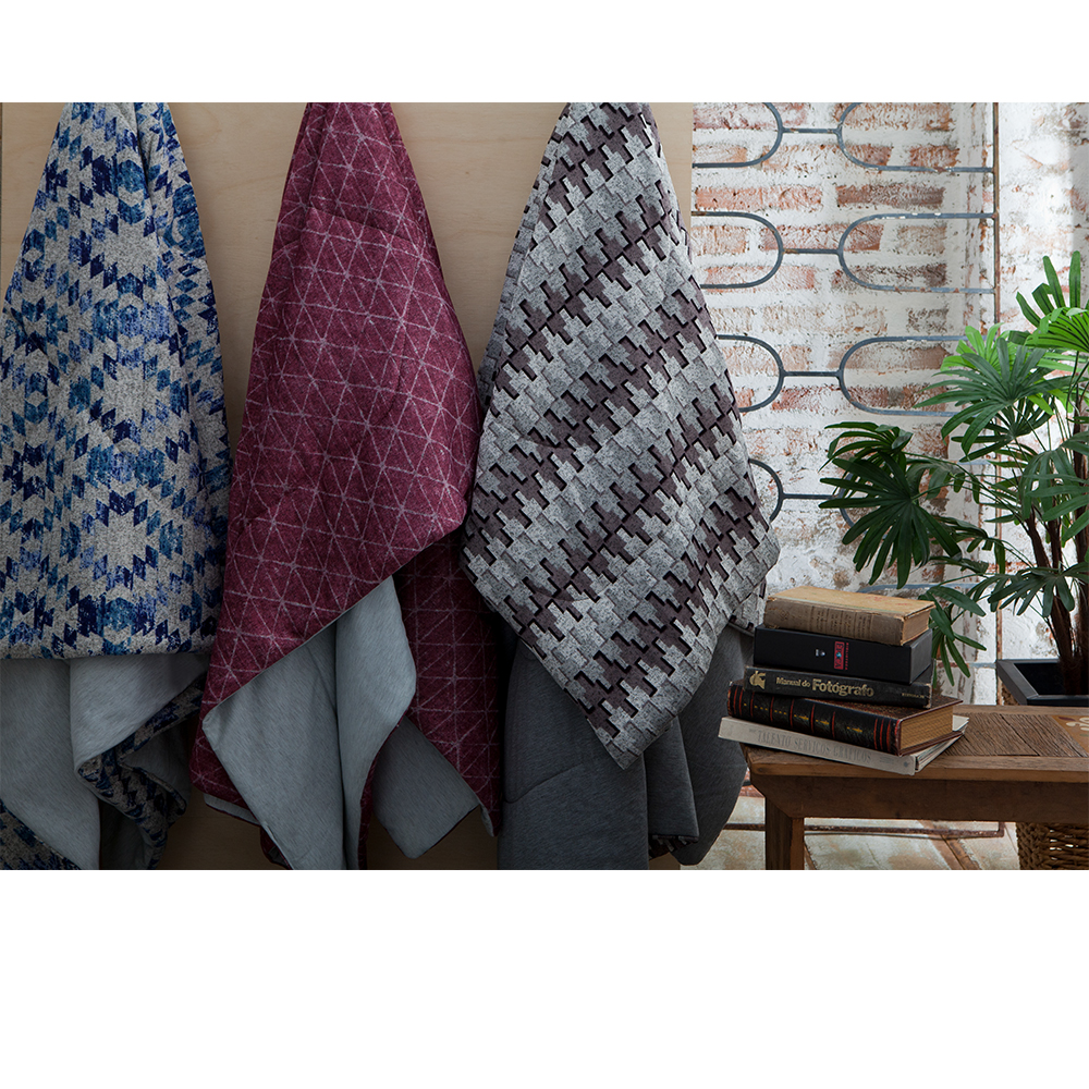 Colcha Comfort Casal Dream Cinza Home Design Corttex