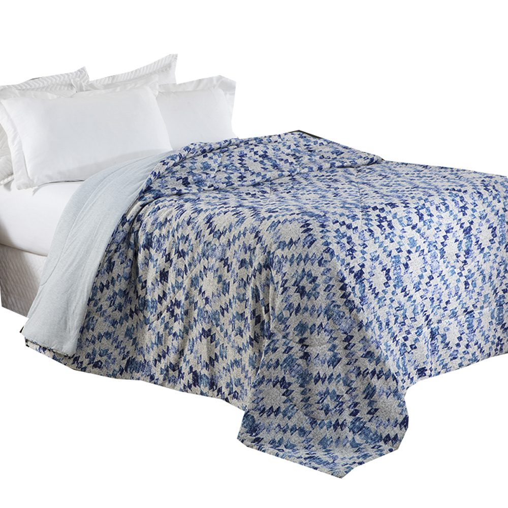 Colcha Comfort Casal Sunshine Azul Home Design Corttex