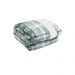 Manta Escócia Queen Xadrez Azul Home Design Corttex