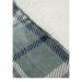 Manta Escócia Queen Xadrez Azul Home Design Corttex