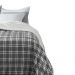 Manta Escócia Queen Xadrez Cinza Home Design Corttex
