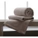 Manta Solteiro Flannel Extra Macio Corttex - Taupe