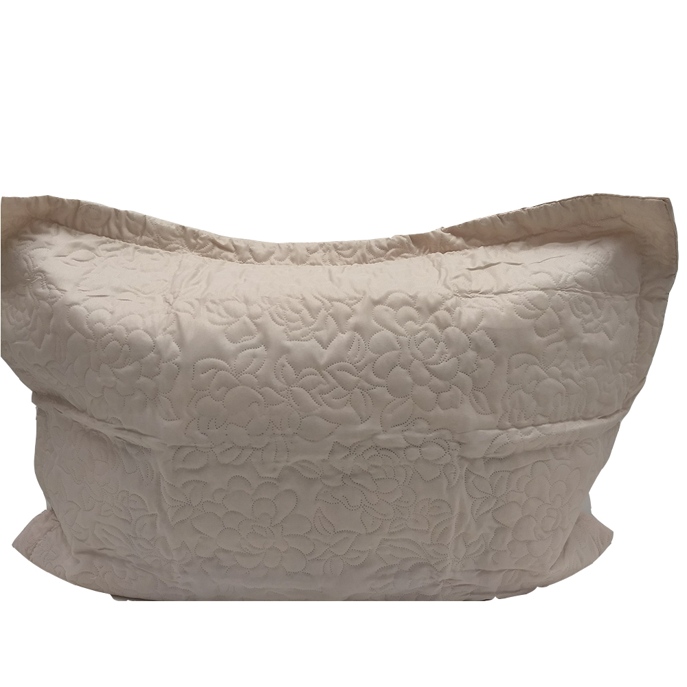 Porta Travesseiro Ultrasound Liso Bege Color Art Corttex