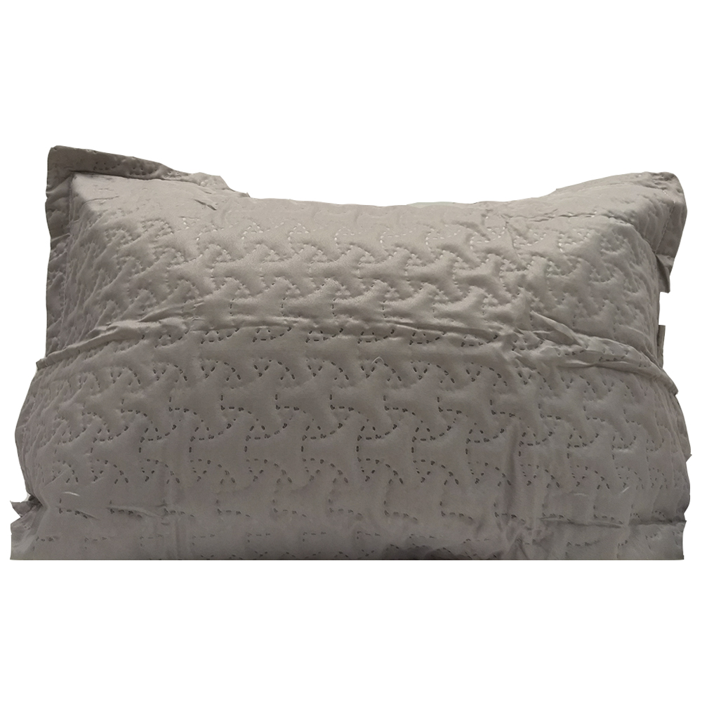 Porta Travesseiro Ultrasound Liso Taupe Color Art Corttex