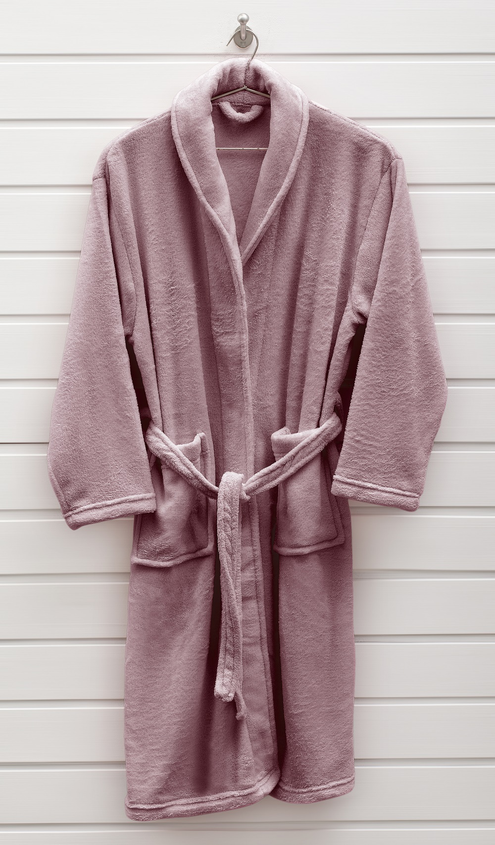 Roupão P Flannel Extra Macio Corttex - Rosa Antigo