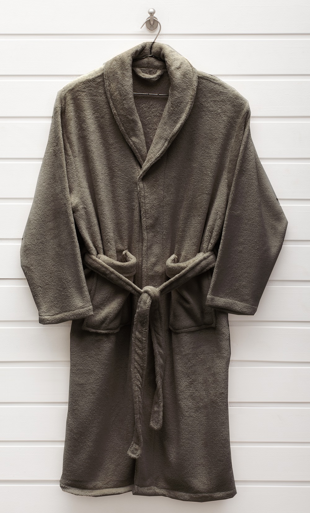 Roupão P Flannel Extra Macio Corttex - Taupe