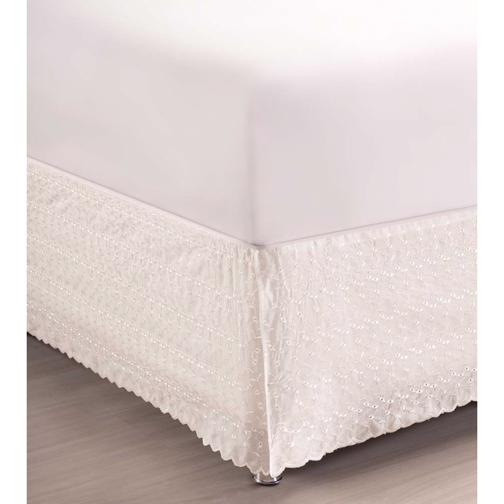 Saia Box Solteiro Lese Branco Home DesingCorttex