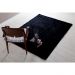 Tapete Harmony 1,00m x 1,50m Preto Corttex