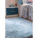 Tapete Kioto 1,00m x 1,5m Azul Bebe Corttex