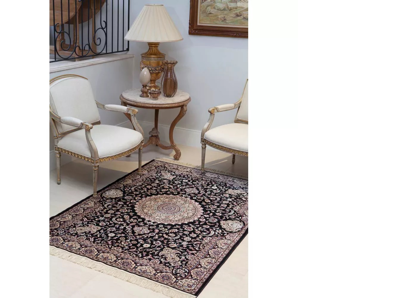 Tapete Versailles Estilo Flat 1,00m x 1,40m Des 4A Corttex