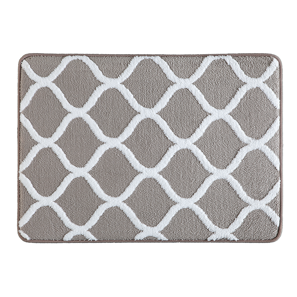 Tapete de Banheiro Resort Weekend Marrom 70cm x 50cm Home Design Corttex