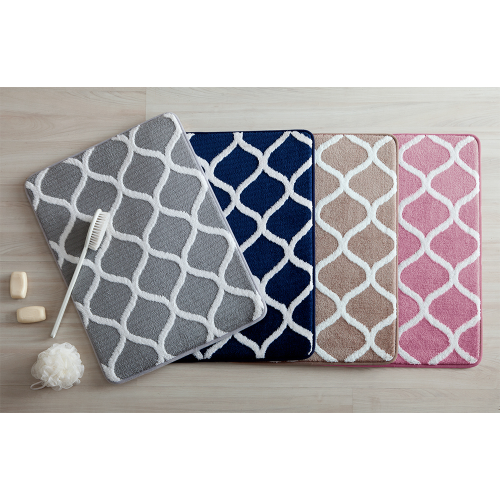 Tapete de Banheiro Resort Weekend Marrom 70cm x 50cm Home Design Corttex