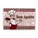 Tapete de Cozinha 60cm x 40cm Gourmet Attuale Cozinheiros Bege Corttex