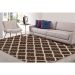 Tapete de Sala Treviso 1,50m x 2,00m Des 4 A Marrom Corttex