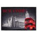 Tapete de entrada 40cm x 60cm Carpe Diem London Color Art Corttex