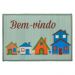 Tapete de entrada 40cm x 60cm Carpe Diem Vivenda Color Art Corttex